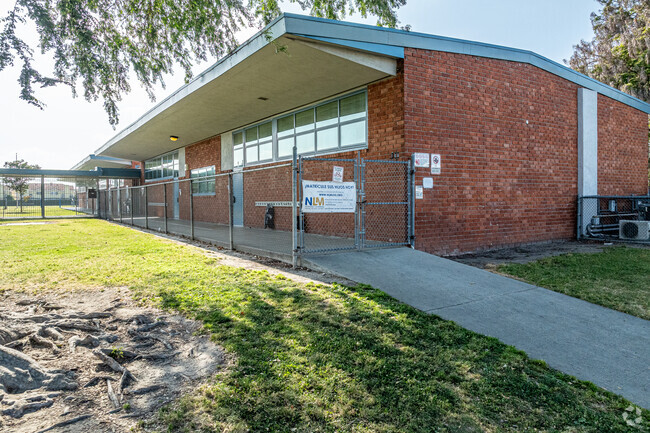 A brick classroom at John H Nuffer Elementary School in Norwalk.