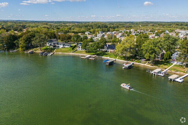 Life on the water is a common sight year-round in Browns Lake.