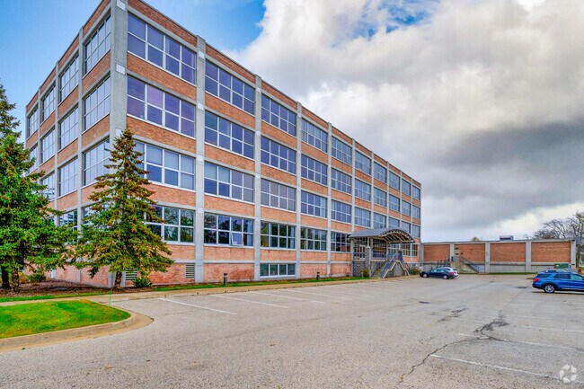 The landmark Shaw-Walker Building, a former factory, is being converted to condos in Nims.