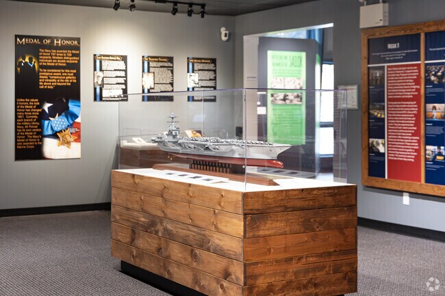 The National Museum of the American Sailor proudly displays the history of the US Navy.