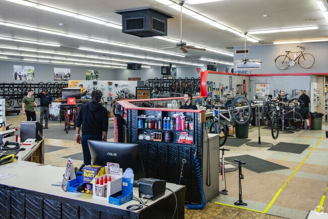 The Trek Bike store is conveniently located for residents living in Nicholtown.