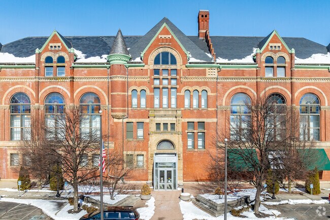 The Clark County Heritage Center is a Romanesque architecture-style building in Springfield, Ohio.