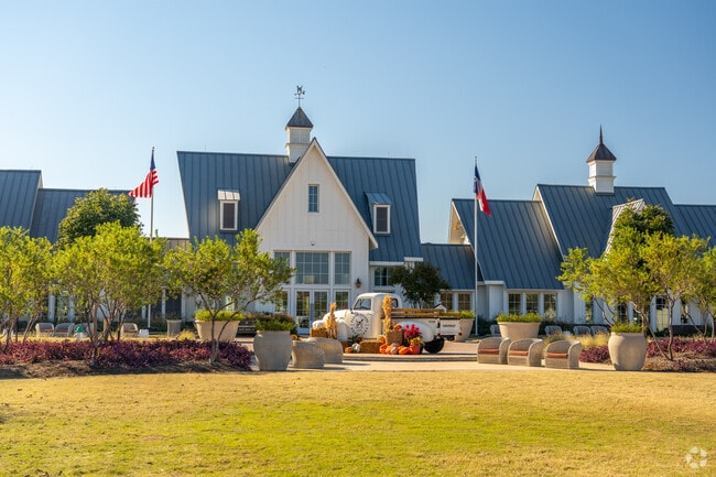 Northlake residents stroll tree-lined sidewalks in master-planned communities.