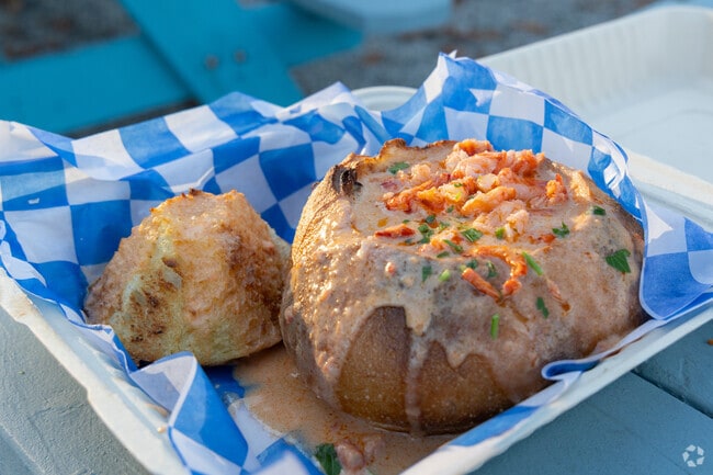 Grab a lobster bomb at Tommy's Clam Shack in Warwick, RI.