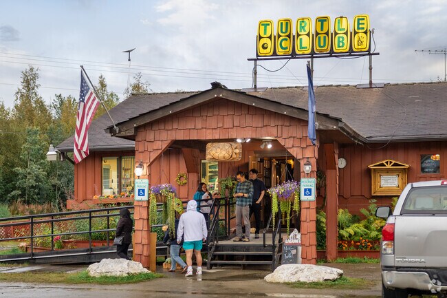 Stop in for the seafood and prime rib at The Turtle Club in Goldstream.