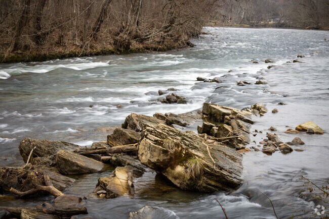 Take in the views of the Watauga River at Sycamore Shoals State Historic Park.