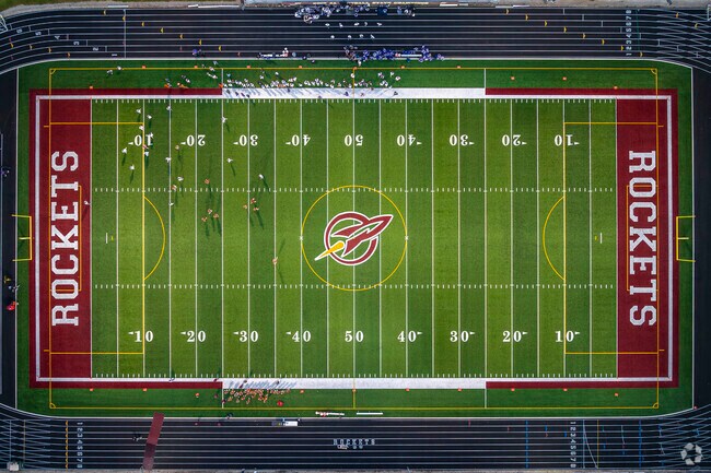 Richmond-Burton High School is a popular place to go and watch Friday football games.