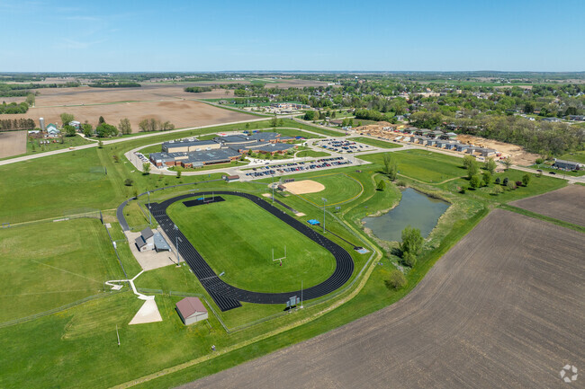 Dodgeland Middle School in Juneau, WI offers great athletics facilities for students.