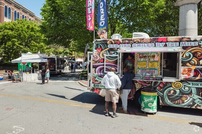 Spartanburg downtown is just a short distance from Ducan Park and offers great dining options.