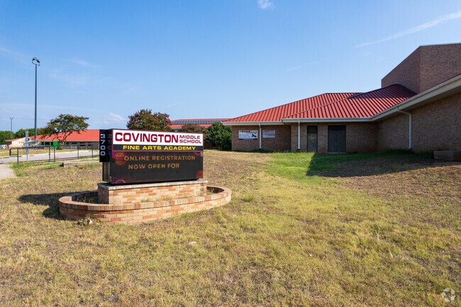 Covington Middle School, B+ on Niche, serves many Sendera students.