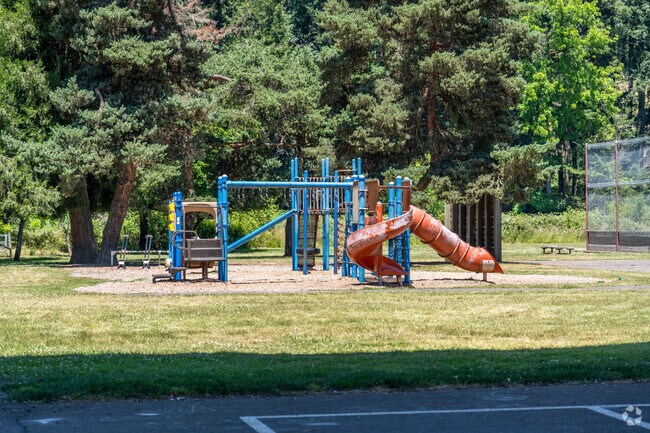 Walterville Elementary School has a playground for students to enjoy in Outer Springfield.