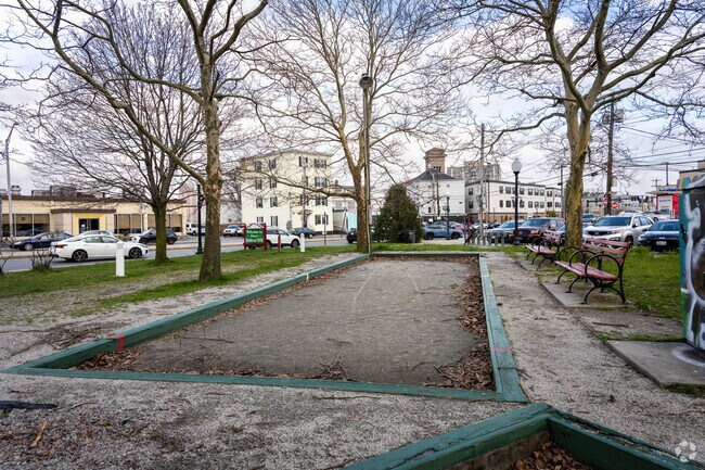 Federal Hill's Bocce Ball Park, where Providence locals and visitors alike gather to enjoy life.