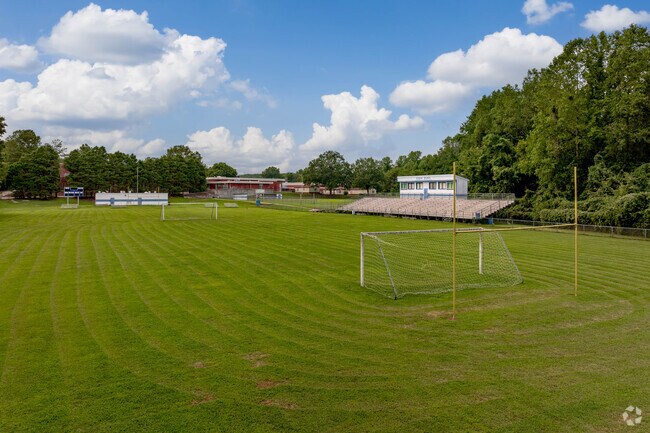 There is a large soccer field at Zebulon Middle School in Zebulon.