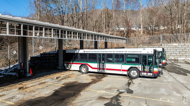 AppalCART is the public transportation system that runs all through out Boone.