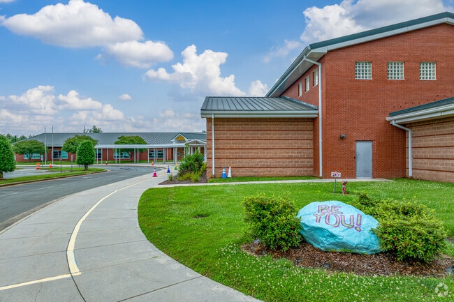 Highland Elementary School serves over 500 students in the Burlington area.