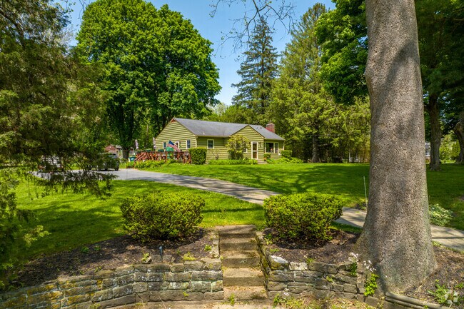 Smaller ranch-style homes make up for their size with huge yards in Williams Township.