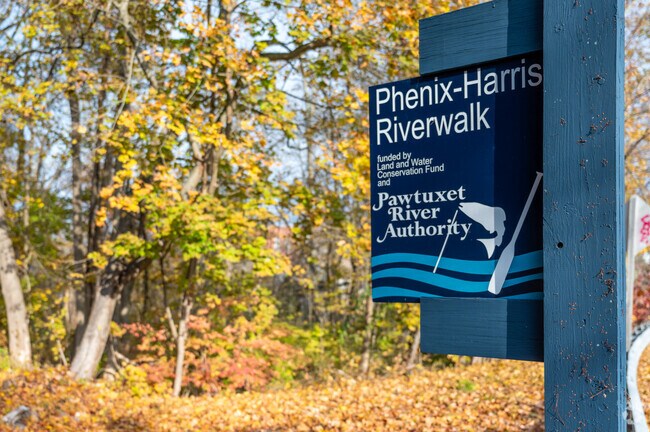 The Phenix Harris Riverwalk in Lippitt-Harris is a scenic trail along the river.