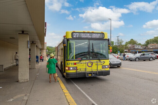 Ingram bus riders will find many PRT buses at the Crafton-Ingram Shopping Center.