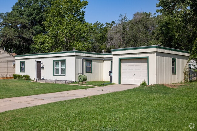 This Eastridge home has a small detached garage.