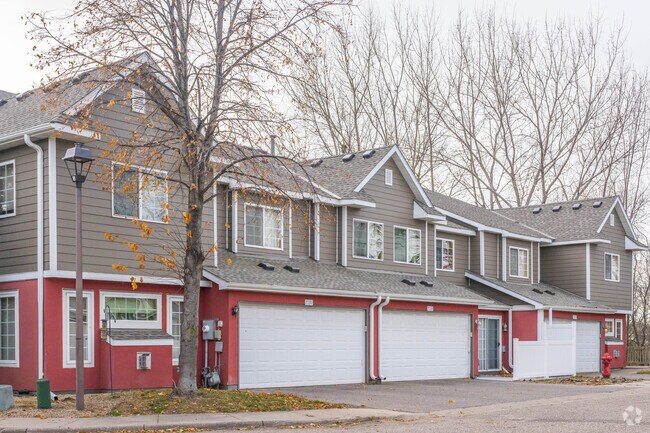 The Meadowbrook neighborhood has slight variations in the color townhomes.