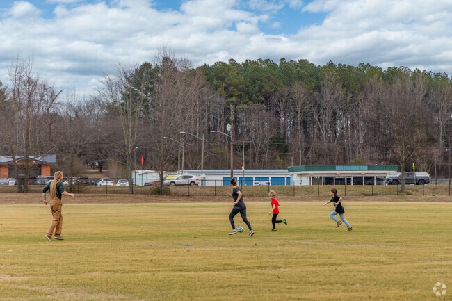 Families love to play soccer together at the Manchester Sports Park.
