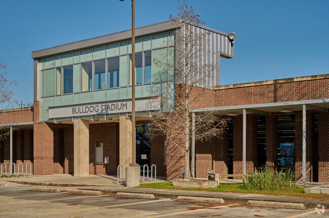 Baton Rouge Magnet High's stadium is where competitors gather on Friday nights in Baton Rouge.