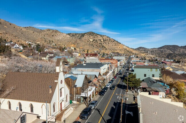 Virginia City is located South East of Reno, and sits at an elevation of 6,148'.