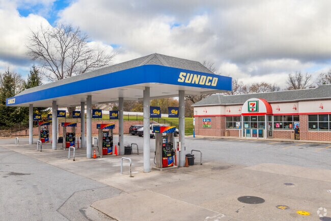 Sunoco provides fuel and convenience for drivers traveling through New London Township.