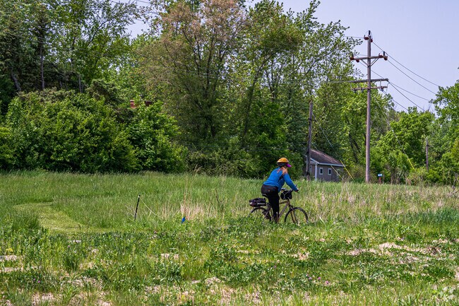 Palos Park West has several miles of bike trails.