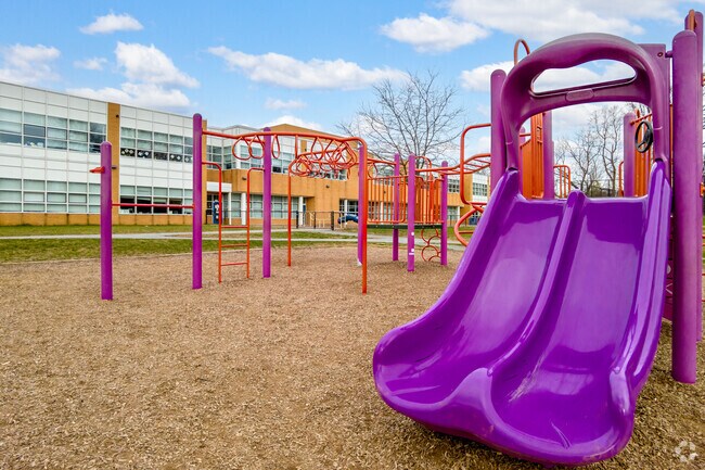During School Days, Students of Roscoe R. Nix Elementary School Enjoy the Playgrounds at Brookview Park