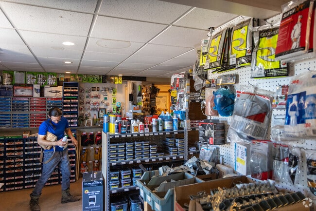 Valle Hardware Feed & Supply is a local hardware store for house repairs.