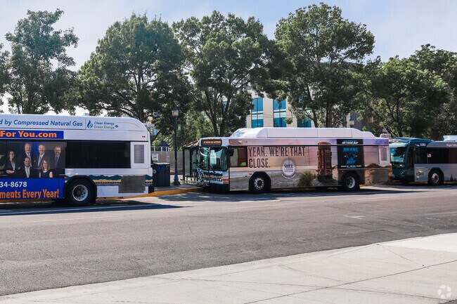 North Ashland has numerous bus stops throughout the neighborhood.