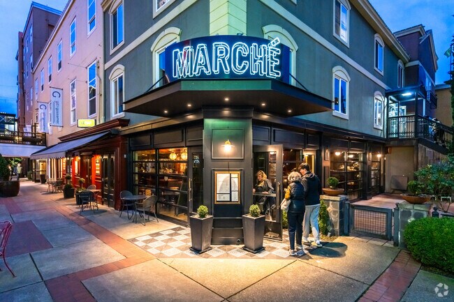 Marché located in Downtown Eugene offers delicious ingredient-driven French-based cuisine.