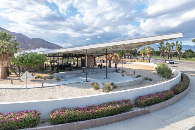 The Palm Springs Visitor Center welcomes you with stunning mid-century architecture.