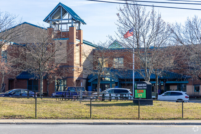 The Abraham Lincoln Elementary School in Lowell, MA.