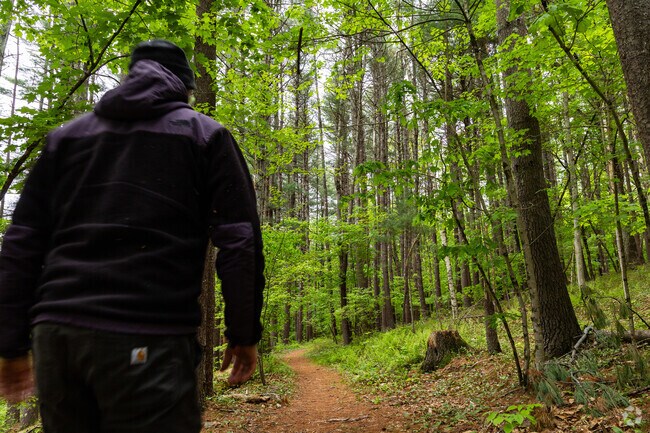 Dudley residents enjoy walks through Wheelock Woods.