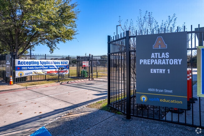 Uplift Peak Preparatory High School in Old East Dallas, TX.