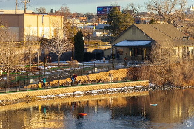 If the greens are snowed in, you can still hit a few balls at Aqua Golf in Overland.