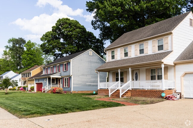 Elizabeth Lake Estates features classic colonial styles throughout its peaceful community.