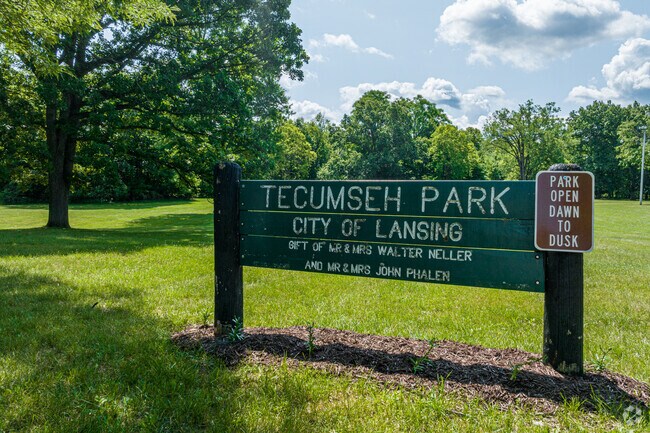 Tecumseh Park in Lansing, Michigan is great for any outdoor activity.