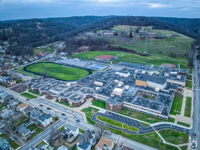Rochester Area High School is located in a complex with the middle and elementary school.