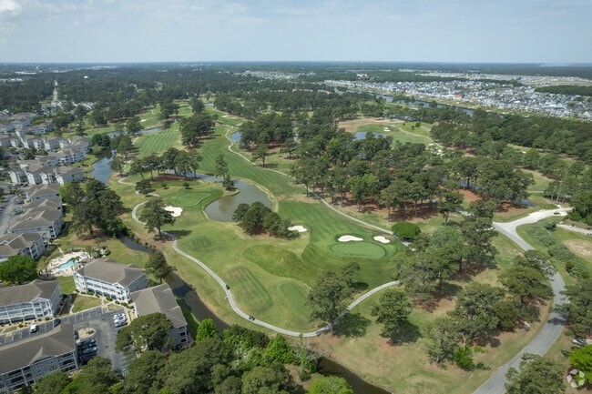 Golf is a major pastime in the Myrtlewood neighborhood.