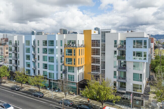Jack London Square is home to many newer condo projects and has become quite popular.