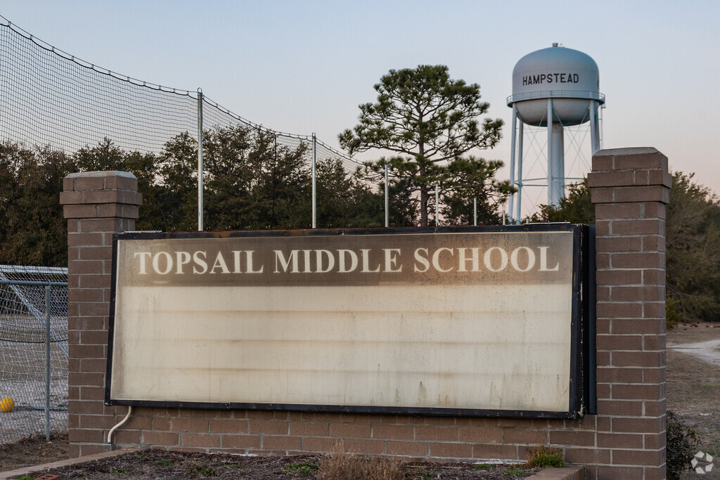 Topsail Middle School in Hampstead is a public school in the Pender County School District.