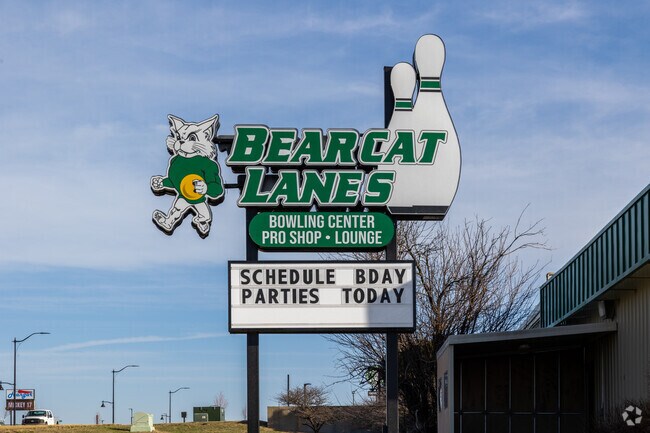 Bearcat Lanes in Maryville not only has  tournaments and leagues, but a Cosmic Bowl on Thursdays with glow-in-the-dark black light bowling and dance music.