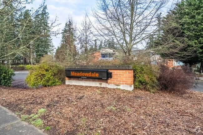 Meadowdale Elementary School signage.
