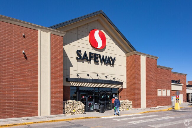 A Safeway is located near Foothill Green in the Kipling Marketplace shopping center.