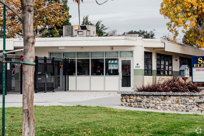 The main office of Santee Elementary School in San Jose, California.