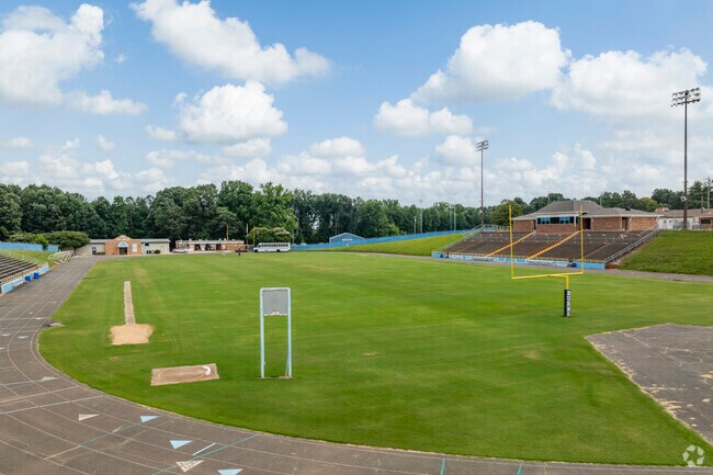 Athletes of Burns High School enjoy the incredible outdoor facilities and coaching staff.