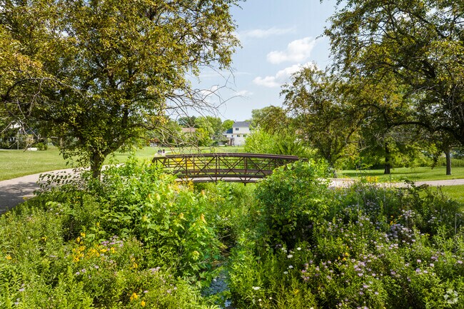Westbury Park is favored for its scenic walks and flower patches.